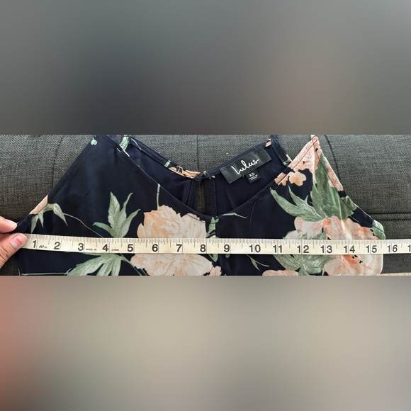 Lulus Dress Forum •Navy Floral Maxi Dress - Picture 8 of 8